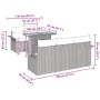 Conjunto de Sofá de Jardín Conjunto de 6 Gris Poliratán by , Outdoor sofas - Ref: Foro24-3349271, Price: 470,73 €, Discount: %