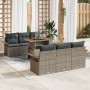Juego de Sofá de Jardín Set de 7 Gris Ratán by , Outdoor sofas - Ref: Foro24-3349278, Price: 523,29 €, Discount: %