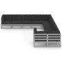 10-piece garden furniture set with gray pine wood cushions by vidaXL, Garden sets - Ref: Foro24-3077056, Price: 970,08 €, Dis...