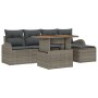 Set de Sofá de Jardín Set de 6 Gris Ratán Set de Comedor Exterior by , Outdoor sofas - Ref: Foro24-3349572, Price: 394,58 €, ...