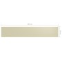 Toldo para balcón tela oxford color crema 90x500 cm