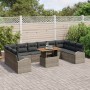 Juego de sofá de jardín Conjunto de 11 Gris Ratán von , Outdoor-Sofas - Ref: Foro24-3349635, Preis: 702,02 €, Rabatt: %