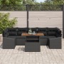 Juego de Sofás de Jardín Juego de 8 Negro Ratán, Madera von , Outdoor-Sofas - Ref: Foro24-3349806, Preis: 572,60 €, Rabatt: %