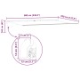 Toldo Antracita 6 x 3,5 m Metal