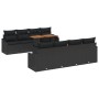 Juego de Sofá de Jardín Conjunto de 7 Negro Ratán Sofá de Jardín by , Outdoor sofas - Ref: Foro24-3349813, Price: 629,50 €, D...