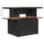 Conjunto de Comedor de Jardín de 10 Piezas con Cojines Negro Poliratán Acacia by , Outdoor sofas - Ref: Foro24-3349879, Price...