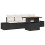 Conjunto de Sofá de Jardín Set de 5 Negro y Crema von , Outdoor-Sofas - Ref: Foro24-3349893, Preis: 371,53 €, Rabatt: %