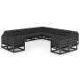 13-piece garden furniture set with black pine wood cushions by vidaXL, Garden sets - Ref: Foro24-3077018, Price: 1,00 €, Disc...