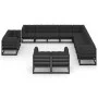 13-piece garden furniture set with black pine wood cushions by vidaXL, Garden sets - Ref: Foro24-3077018, Price: 1,00 €, Disc...