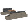 Conjunto de Sofá de Jardín Juego de 8 Gris by , Outdoor sofas - Ref: Foro24-3349922, Price: 601,79 €, Discount: %