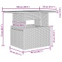 Conjunto de Sofás de Jardín 8 Piezas Beige, Blanco by , Outdoor sofas - Ref: Foro24-3349924, Price: 622,35 €, Discount: %