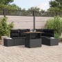 Juego de Comedor de Jardín de 6 Piezas con Cojines de Poliratán Negro de Acacia by , Outdoor sofas - Ref: Foro24-3349967, Pri...
