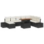 Conjunto de Sofá de Jardín Conjunto de 9 Negro Ratán von , Outdoor-Sofas - Ref: Foro24-3349998, Preis: 560,90 €, Rabatt: %