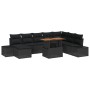 Juego de Sofá de Jardín Juego de 9 Negro Ratán von , Outdoor-Sofas - Ref: Foro24-3350002, Preis: 616,75 €, Rabatt: %