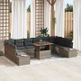 Conjunto de Sofá de Jardín Conjunto de 11 Gris, Gris Oscuro by , Outdoor sofas - Ref: Foro24-3350013, Price: 717,26 €, Discou...