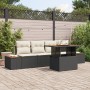 Conjunto de Sofá de Jardín  Conjunto de 5 Negro, Beige by , Outdoor sofas - Ref: Foro24-3350019, Price: 388,43 €, Discount: %
