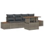 Conjunto de Sofás Jardín Set de 5 Gris Ratán Sofá Jardín by , Outdoor sofas - Ref: Foro24-3350021, Price: 381,20 €, Discount: %