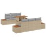 Conjunto de Sofá de Jardín Conjunto de 7 Beige, Gris, Marrón by , Outdoor sofas - Ref: Foro24-3350032, Price: 603,57 €, Disco...