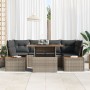 Conjunto de Sofás de Jardín Set de 6 Gris Ratán by , Outdoor sofas - Ref: Foro24-3350036, Price: 516,27 €, Discount: %