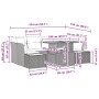 Conjunto de Sofás de Jardín Set de 6 Gris Ratán by , Outdoor sofas - Ref: Foro24-3350036, Price: 516,27 €, Discount: %