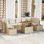 Conjunto de Sofá de Jardín Set de 8 Beige y Crema von , Outdoor-Sofas - Ref: Foro24-3350048, Preis: 620,32 €, Rabatt: %