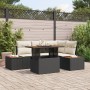 Set de Sofá de Jardín Set de 5 Negro Ratán von , Outdoor-Sofas - Ref: Foro24-3350064, Preis: 404,58 €, Rabatt: %