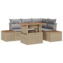 Juego de Sofá de Jardín Set de 5 Beige y Gris von , Outdoor-Sofas - Ref: Foro24-3350067, Preis: 428,27 €, Rabatt: %