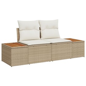 Set de Sofá de Jardín Set de 8 Beige Ratán, Poliéster von , Outdoor-Sofas - Ref: Foro24-3350093, Preis: 582,40 €, Rabatt: %