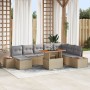 Conjunto de Sofá de Jardín Juego de 9 Beige, Gris von , Outdoor-Sofas - Ref: Foro24-3350097, Preis: 610,57 €, Rabatt: %