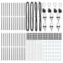 poste de valla 26 pcs gris Ø32 mm 210 cm acero galvanizado by , fence posts - Ref: Foro24-3350143, Price: 197,00 €, Discount: %