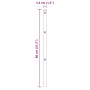 Postes de Cercado 26 piezas Ø32 mm 80 cm Acero Galvanizado by , fence posts - Ref: Foro24-3350145, Price: 90,59 €, Discount: %