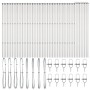 Publicaciones de cerca 52 pcs Ø32 mm 200 cm Acero galvanizado von , Zaunpfosten - Ref: Foro24-3350160, Preis: 325,84 €, Rabat...