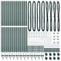 Posts de cerca con punta 52 pcs Ø32 mm 60 cm acero galvanizado by , fence posts - Ref: Foro24-3350164, Price: 456,85 €, Disco...