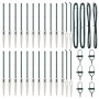 Postes de Cerca con Punta 26 pcs Ø32 mm 120 cm Acero Galvanizado von , Zaunpfosten - Ref: Foro24-3350171, Preis: 329,20 €, Ra...