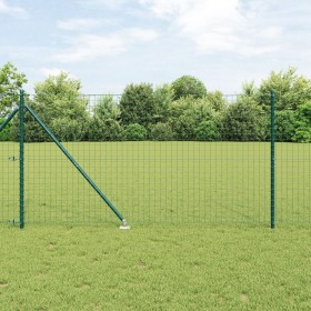 Postes de cerca con pico 26 pcs Ø32 mm 140 cm de acero galvanizado by , fence posts - Ref: Foro24-3350173, Price: 294,53 €, D...