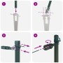 Postes de cerca con pico 26 pcs Ø32 mm 140 cm de acero galvanizado by , fence posts - Ref: Foro24-3350173, Price: 294,53 €, D...