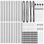 Posts de Cercado con Punta 26 pcs Ø32 mm 60 cm Acero Galvanizado by , fence posts - Ref: Foro24-3350181, Price: 230,31 €, Dis...
