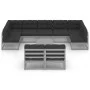 10-teiliges Gartenmöbel-Set mit Kissen aus grauem Kiefernholz von vidaXL, Gartensets - Ref: Foro24-3077221, Preis: 905,08 €, ...