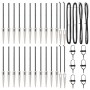 Postes de cerca con punta 26 pcs Ø32 mm 100 cm Acero Galvanizado by , fence posts - Ref: Foro24-3350187, Price: 298,48 €, Dis...