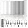 Postes de Cerca con Punta 26 pcs Ø32 mm 160 cm Acero Galvanizado von , Zaunpfosten - Ref: Foro24-3350193, Preis: 356,55 €, Ra...