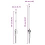Public Posts de cerca con punta 26 pcs Ø32 mm 80 cm Acero Galvanizado by , fence posts - Ref: Foro24-3350203, Price: 236,25 €...