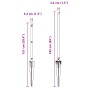Postes de cerca con punta 52 pcs Ø32 mm 120 cm de acero galvanizado by , fence posts - Ref: Foro24-3350208, Price: 596,42 €, ...