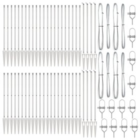 Poste de Cerca con Punta 52 pcs Ø32 mm 140 cm Acero Galvanizado by , fence posts - Ref: Foro24-3350210, Price: 599,37 €, Disc...