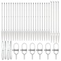 Postes de Cerca con Punta 26 pcs Ø32 mm 170 cm Acero Galvanizado de , Postes de cerca - Ref: Foro24-3350213, Precio: 328,85 €...