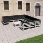 13-piece garden furniture set with white pine wood cushions by vidaXL, Garden sets - Ref: Foro24-3077110, Price: 1,00 €, Disc...