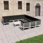 13-teiliges Gartenmöbel-Set mit Kissen aus weißem Kiefernholz von vidaXL, Gartensets - Ref: Foro24-3077110, Preis: 1,00 €, Ra...
