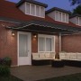 Toldo con Manual Antracita 4,5 x 3 m Metal
