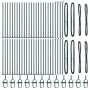 Poste de Cerca Set de 104 Verde Acero recubierto de polvo by , fence posts - Ref: Foro24-3350232, Price: 455,06 €, Discount: %