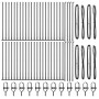 poste de cerca Set de 52 Gris Concreto 3.2 x 3.2 x 50 cm von , Zaunpfosten - Ref: Foro24-3350236, Preis: 291,54 €, Rabatt: %