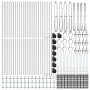 Postes de cerca Set de 52 Acero galvanizado 3.2 x 3.2 x 70 cm by , fence posts - Ref: Foro24-3350258, Price: 294,67 €, Discou...